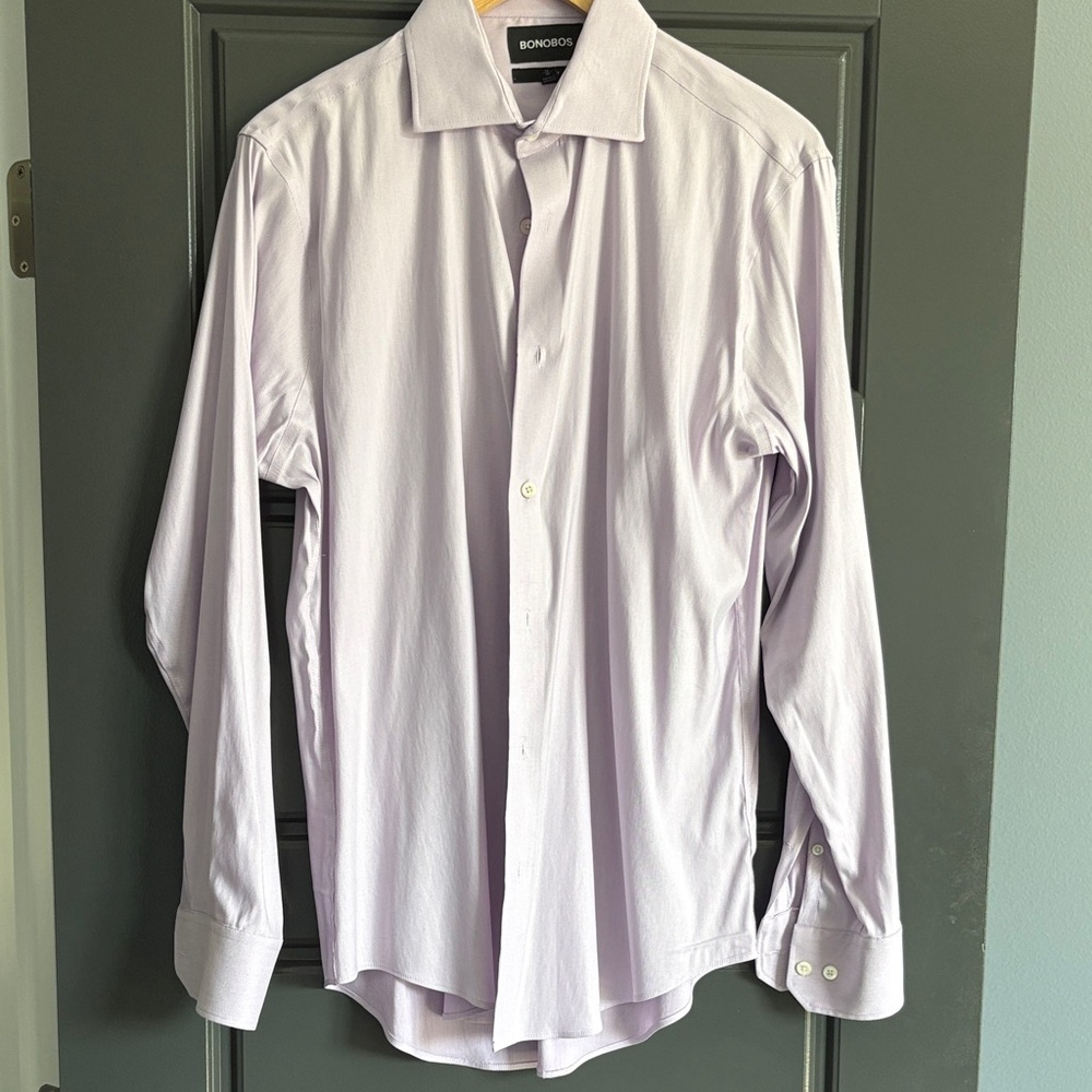 Bonobos Men's Light Purple Dress Shirt